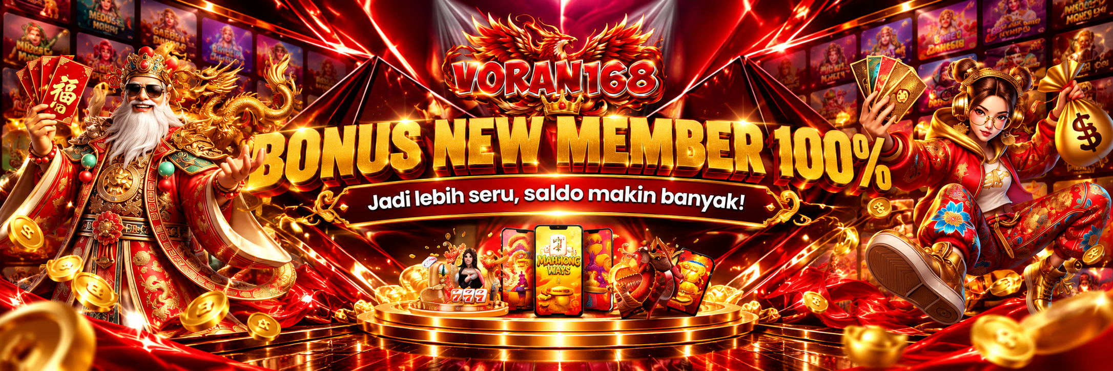 BONUS NEW MEMBER 100%